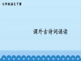 统编版语文七年级下册 课外古诗词诵读 课件