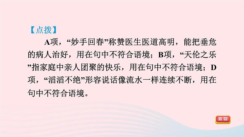 陕西专版2024春九年级语文下册第二单元8蒲柳人家节选作业课件新人教部编版第8页