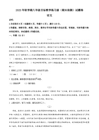 02，广西壮族自治区梧州市苍梧县2023-2024学年八年级上学期期末语文试题
