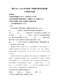 安徽省宿州市萧县2023-2024学年九年级上册期末语文试题（含解析）
