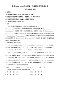 安徽省宿州市萧县2023-2024学年九年级上学期期末语文试题（原卷版+解析版）