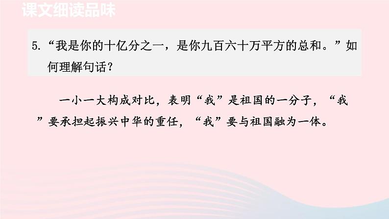 2024春九年级语文下册第1单元1祖国啊我亲爱的祖国第2课时教学课件（部编版）第6页