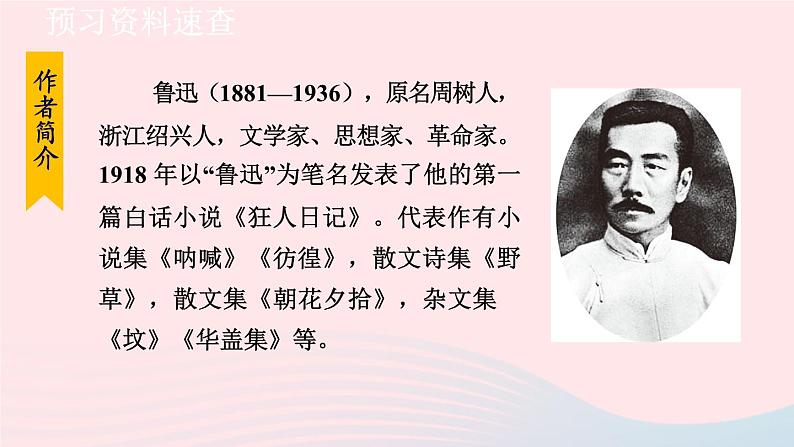 2024春九年级语文下册第2单元5孔乙己第1课时教学课件（部编版）第6页