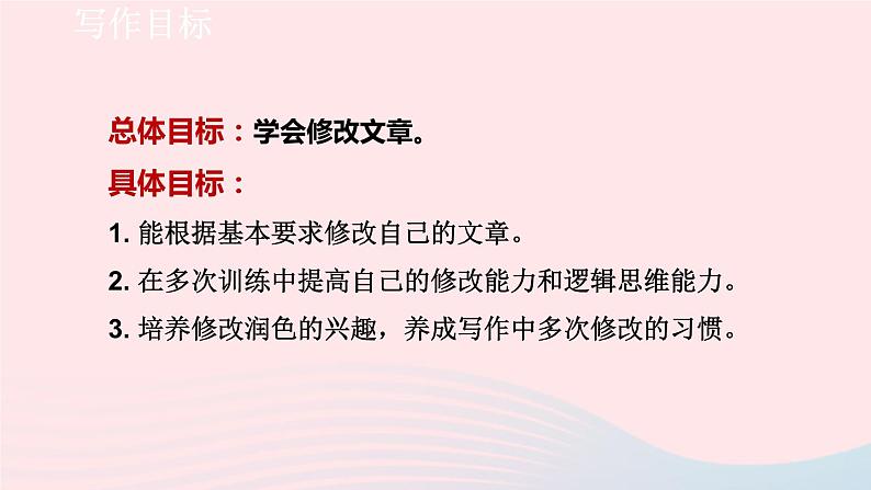 2024春九年级语文下册第4单元写作修改润色教学课件（部编版）第2页