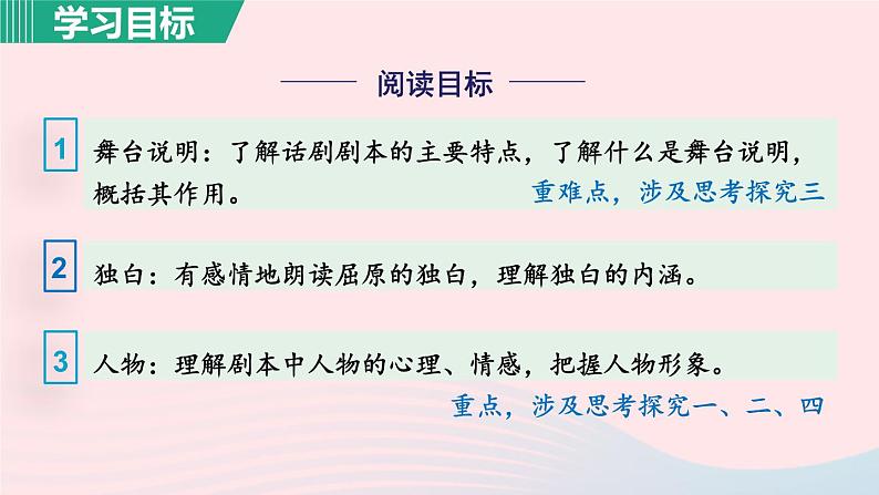 2024春九年级语文下册第5单元17屈原节选第1课时教学课件（部编版）第3页
