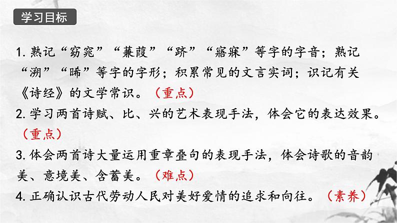 部编版八下语文第三单元《诗经二首 －－关雎》同步课件第6页