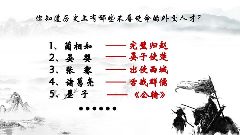 部编版语文九下 10.唐雎不辱使命（课件PPT）第1页
