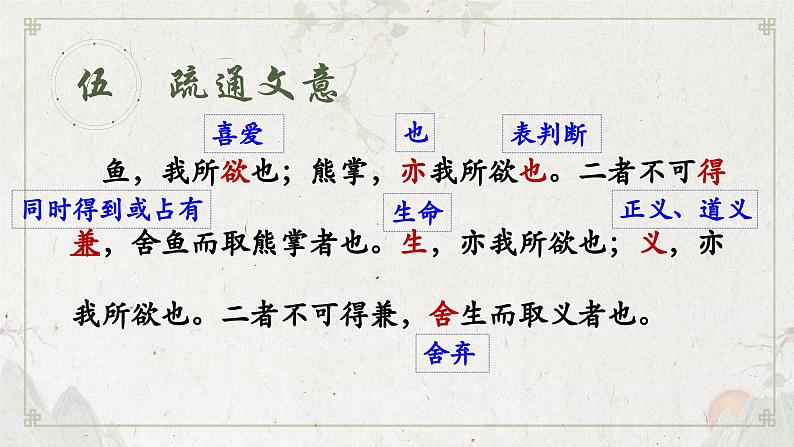 部编版语文九下 9.鱼我所欲也（课件PPT）第6页