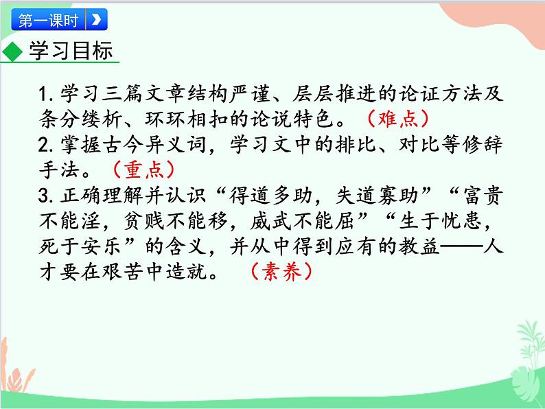 统编版语文八年级上册 22 《孟子》三章-课件03