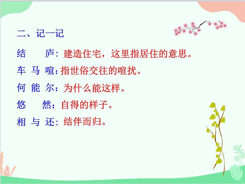 统编版语文八年级上册 25 诗词五首课件08