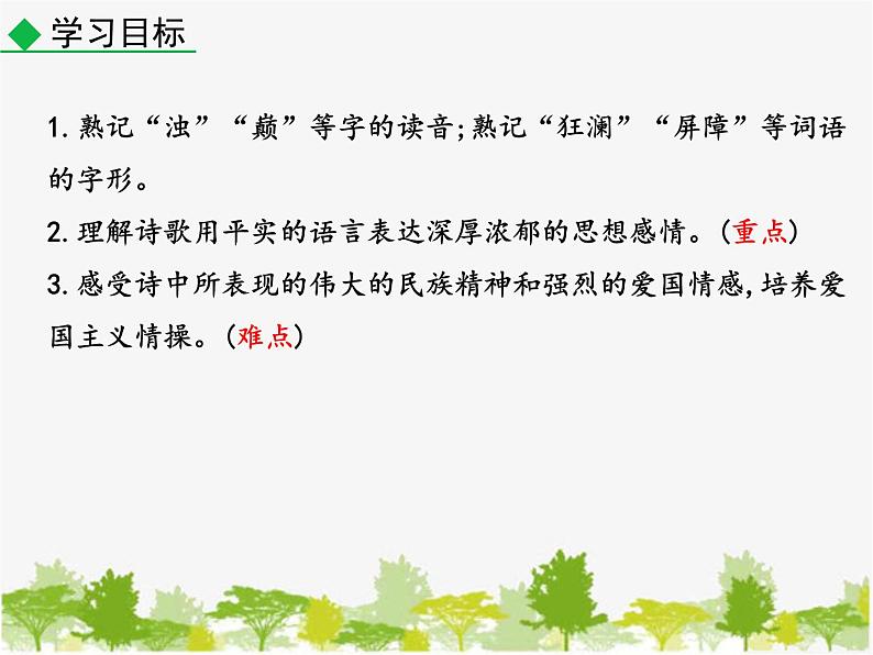 部编版语文七年级下册 5 黄河颂（课件）第4页