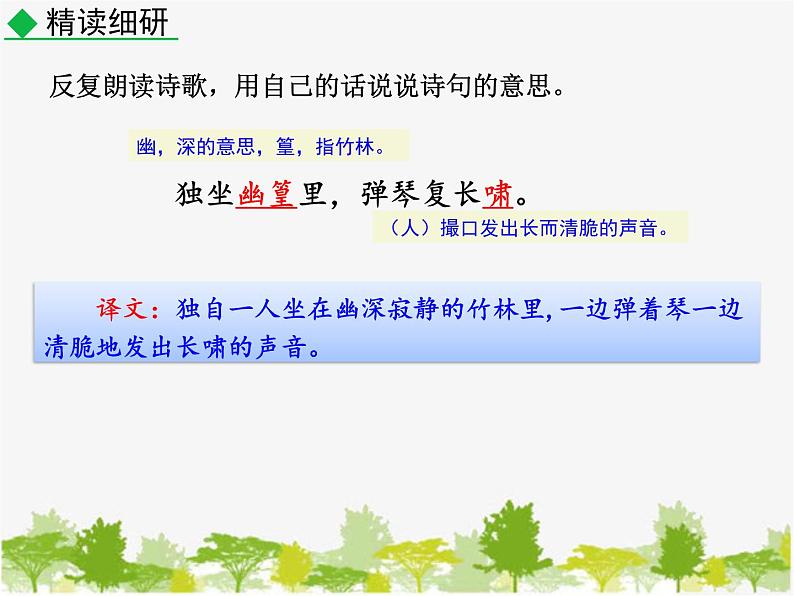 部编版语文七年级下册 课外古诗词诵读 (2)（课件）第7页