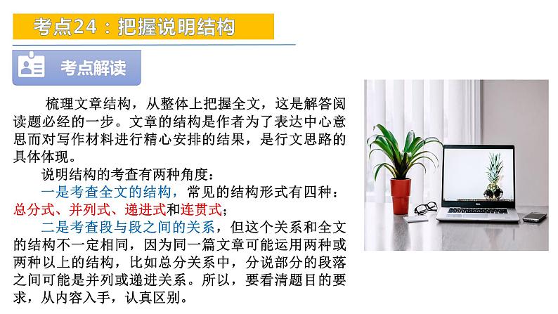 考点24：把握说明结构-备战2024年中考语文现代文阅读高频考点精讲课件（全国通用）第6页