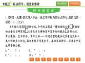 2024年中考语文复习课件---专题三　标点符号、语法和修辞