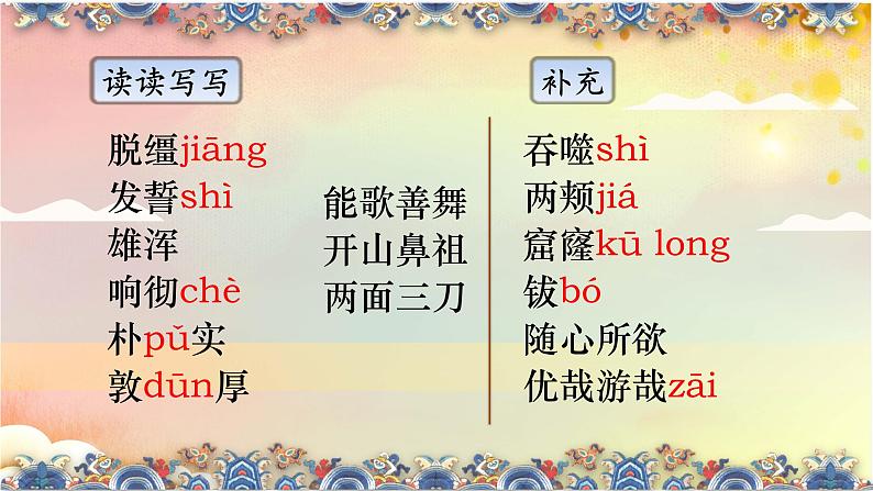 第3课《藏戏》课件2023-2024学年统编版（五四学制）语文六年级下册05