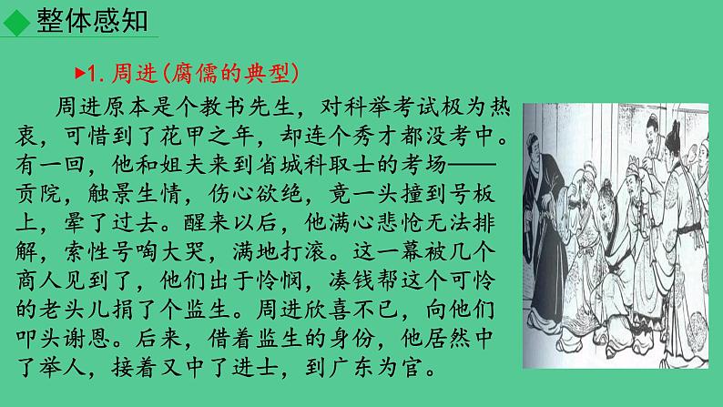 九年级语文下册名著导读《儒林外史》同课异构教学（课件）第5页