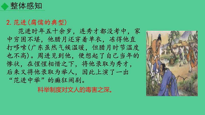 九年级语文下册名著导读《儒林外史》同课异构教学（课件）第6页
