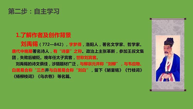 七年级语文下册《陋室铭》同课异构教学课件第3页