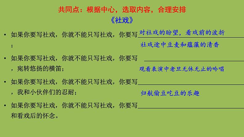 八年级语文下册写作《学习仿写》同课异构教学课件第7页