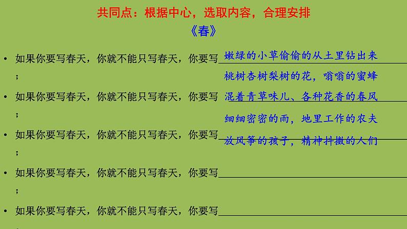 八年级语文下册写作《学习仿写》同课异构教学课件第8页
