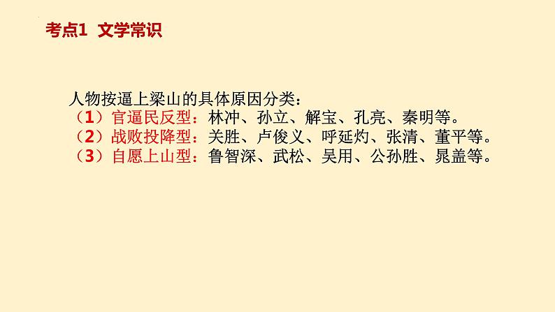 9   九上名著《水浒传》考点梳理（文学常识+主要人物+选择题+精段阅读+读后感）2024年中考语文课件PPT04