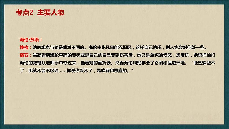 12 九下名著《简·爱》考点梳理（文学常识+主要人物+选择题+精段阅读+读后感）2024年中考语文课件PPT第6页