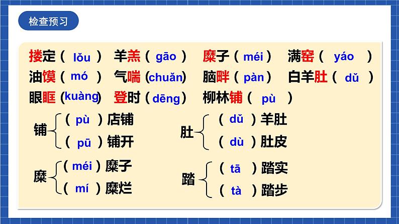 人教统编版语文八年级下册2.《回延安》课件第7页