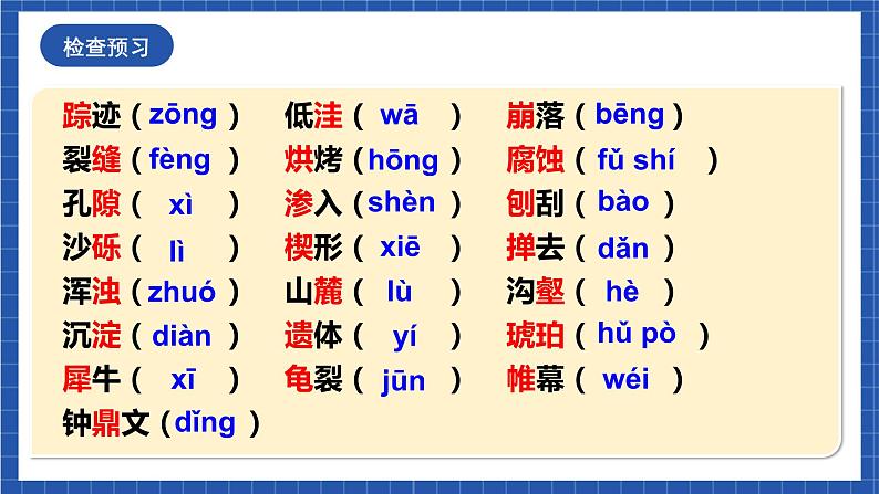 人教统编版语文八年级下册8.《时间的脚印》课件+教案05