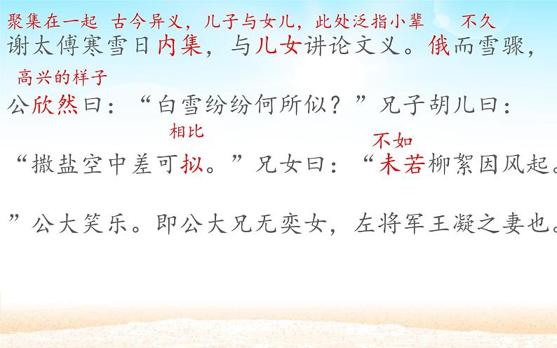 第8课《世说新语二则——咏雪》课件+2023—2024学年统编版语文七年级上册07