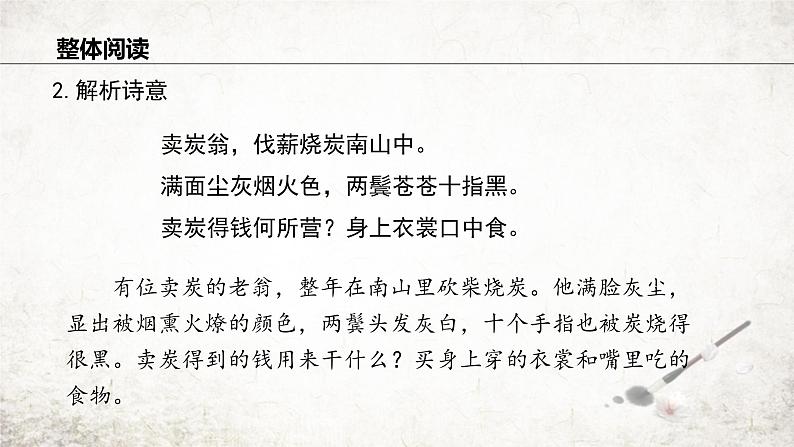 24 卖炭翁   课件 2023-2024学年初中语文部编版七年级下册第8页