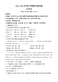 辽宁省沈阳市铁西区2022-2023学年九年级上学期期末语文试题（原卷版+解析版）