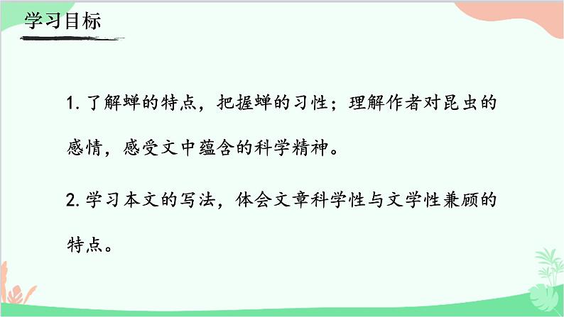 统编版语文八年级上册 21《蝉》课件03