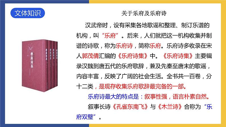 24《诗词曲五首·十五从军征》（同步课件）人教版初中语文九年级下册第2页
