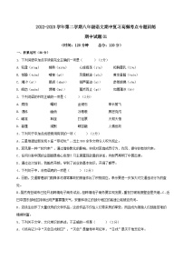 八年级下册语文期中期末考试高频考点专题训练期中模拟试题01(原卷版+解析)