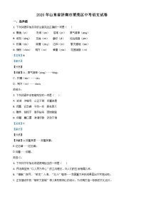 山东省济南市莱芜区2020年中考语文试题（含解析）