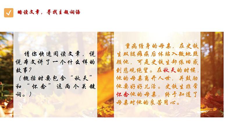 05课《秋天的怀念》教学课件第6页