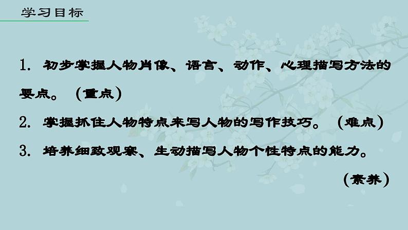 第三单元写作：写人要抓住特点教学课件04