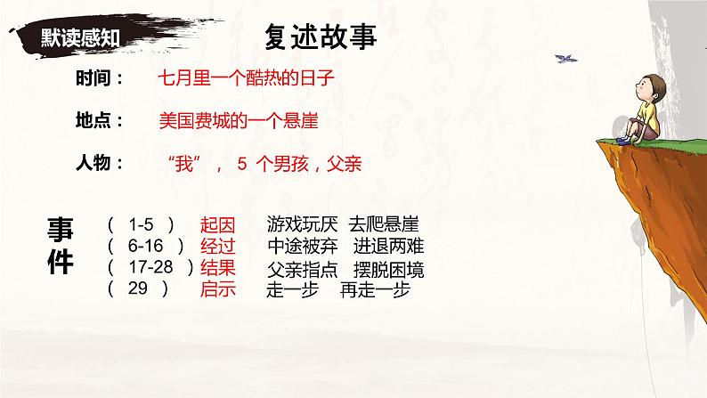 14课《走一步，再走一步》教学课件第8页
