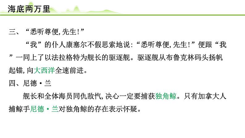 （十）《海底两万里》课件---2024年中考语文常考名著复习第4页