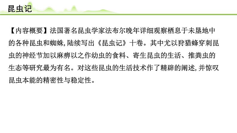 （十二）《昆虫记》课件---2024年中考语文常考名著复习第2页