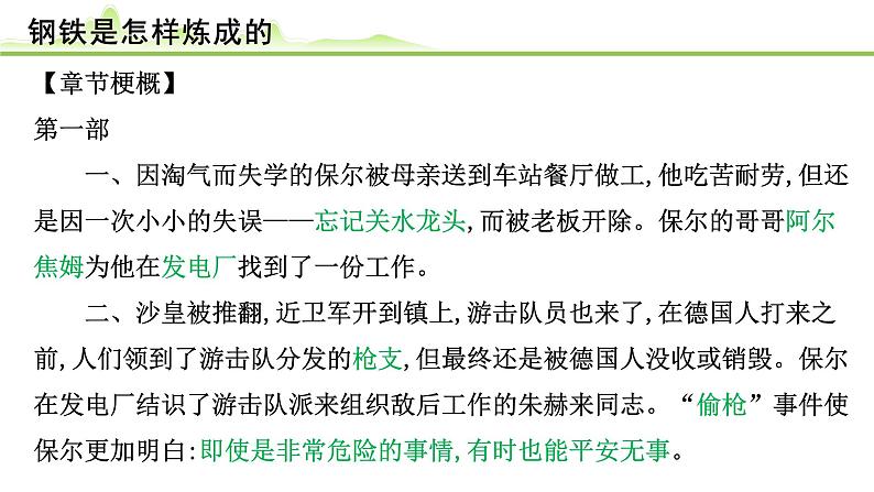 （四）《钢铁是怎样炼成的》课件---2024年中考语文常考名著复习第3页