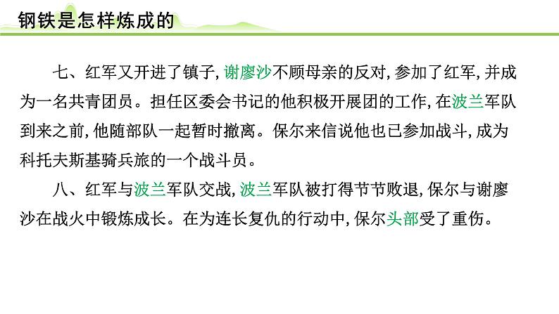 （四）《钢铁是怎样炼成的》课件---2024年中考语文常考名著复习第6页