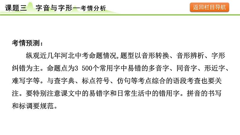 3.课题三  字音与字形课件---2024年中考语文一轮复习第4页
