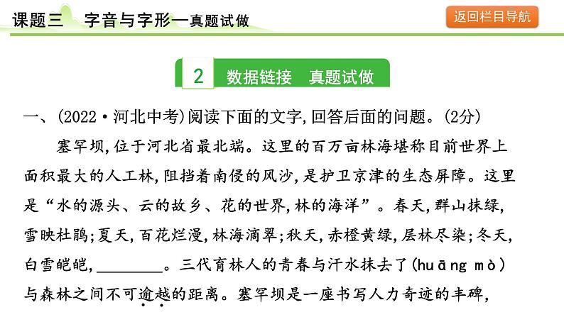 3.课题三  字音与字形课件---2024年中考语文一轮复习第7页