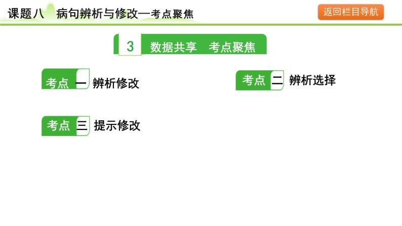 11.课题八 病句辨析与修改课件---2024年中考语文一轮复习08