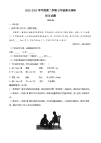 江苏省淮安市淮阴区2022-2023学年七年级下学期期末语文试题（原卷版+解析版）