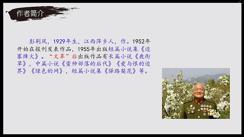 第15课《驿路梨花》课件-2023-2024学年统编版语文七年级下册 (1)第6页