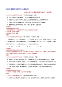 2024中考语文模拟冲刺小卷（全国通用）冲刺小卷03 病句修改与辨析（解析版）