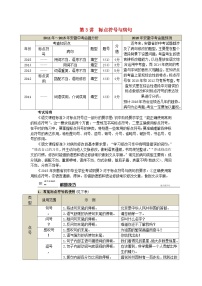 中考语文总复习 专项复习资料 第3讲 标点符号与病句素材