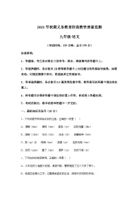 四川省宜宾市兴文县2021-2022学年九年级上学期期末语文试题（含解析）.docx四川省宜宾市兴文县2021-2022学年九年级上学期期末语文试题（